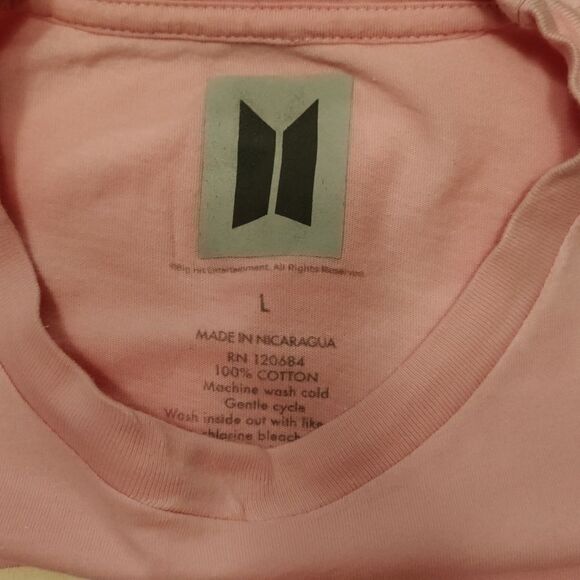 BTS Boys KPop Band T Shirt, Used - Picture 3 of 4